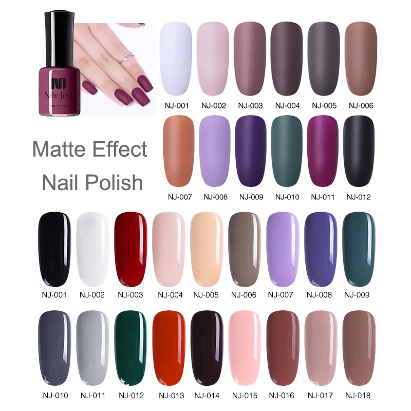 Лак для ногтей NEE JOLIE 8 мл лак дизайна блестящий зеркальный матовый эффект 66 цветов