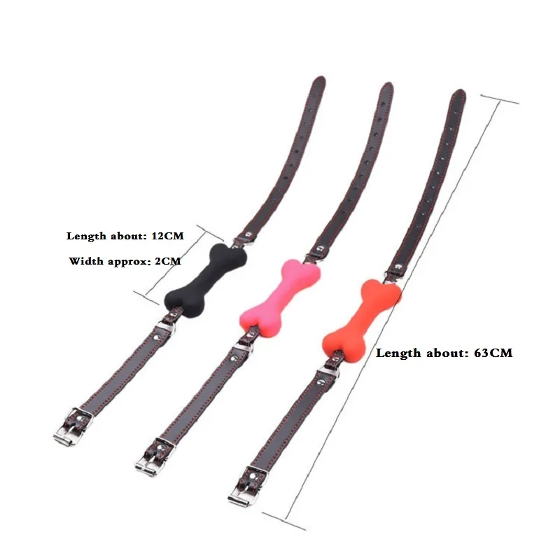 Сексуальная Пряжка из искусственной кожи ремни силиконовая кость для собак