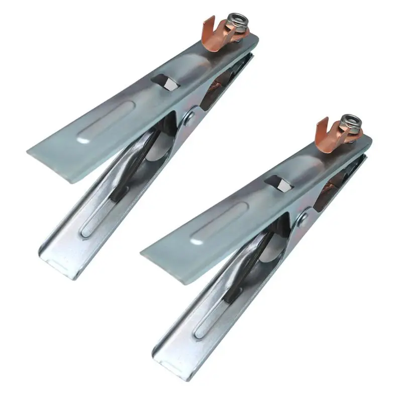 

2Pcs/set 300A Metal Ground Cable Welding Clamp Clip Electrode Holder Welder Earth Cable Clamps