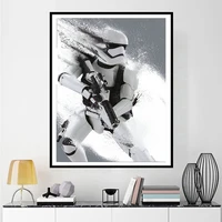 diy 5d diamond painting robot stormtrooper full round diamond mosaic role cross stitch home decor wall art embroidery pictures