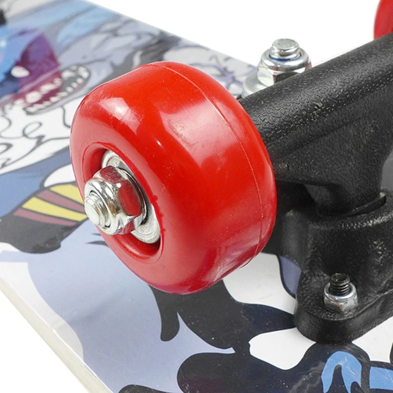 

1PC Outdoor Sport Double Side Cartoon Design Skateboard for Kids Teenagers