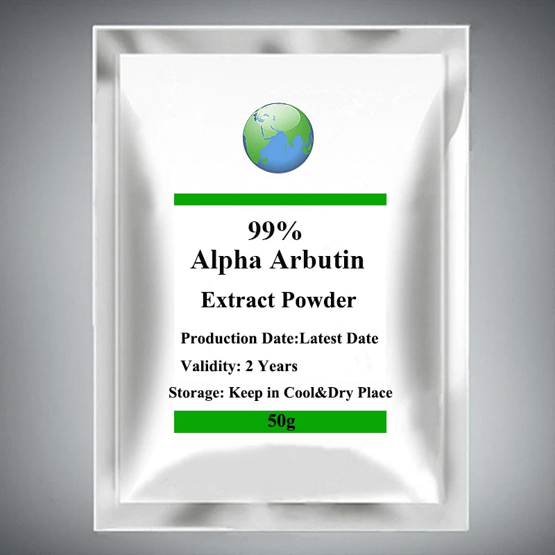 

99% Alpha Arbutin Powder,Face Dark Spot Removal Beauty Anti Aging Whitening Cream Skin Care Arbutoside,Skin Whitening Supplement