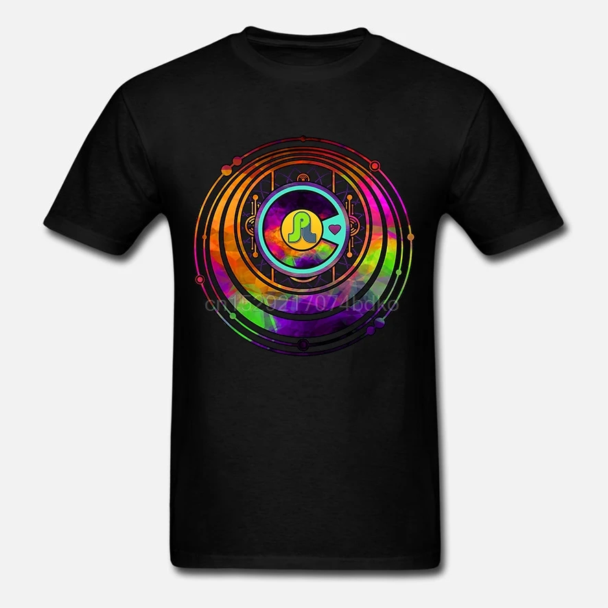 

Camiseta de hombre psicodlica bonitas luces Fractal Colorado amor Delgado ajuste camiseta mujeres camiseta camisetas