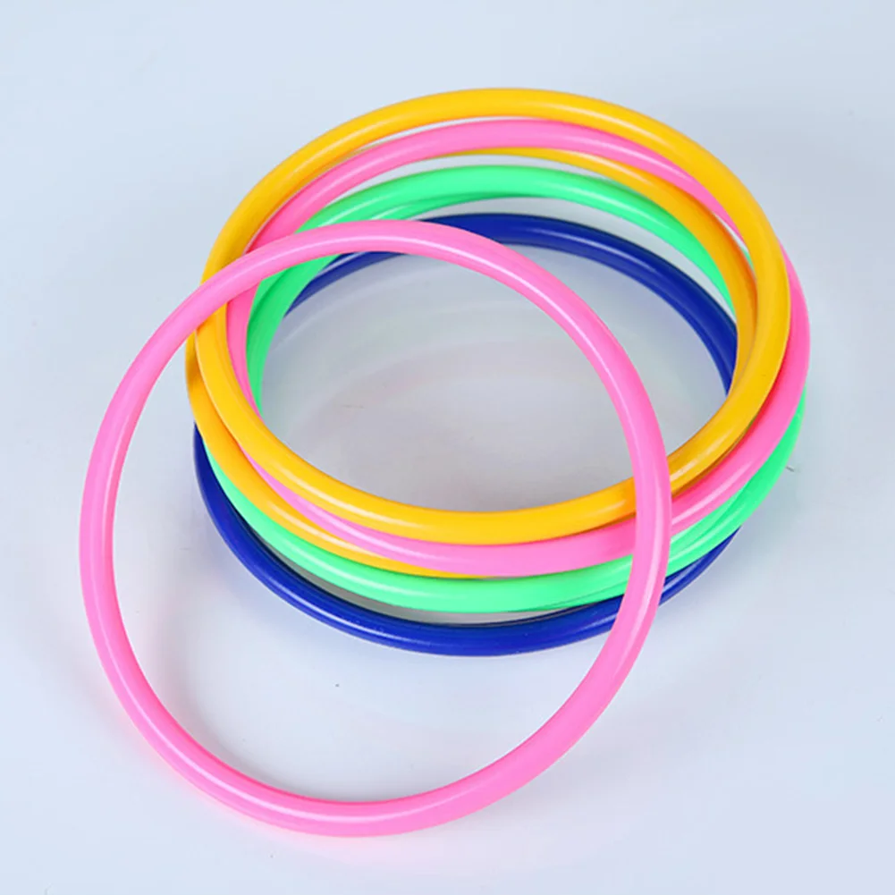 

10pcs Kids Speed Pool Garden Fun Sports Plastic Children Games Hoop Toss Ring Agility Practice Colorful Quoits Outdoor Toy