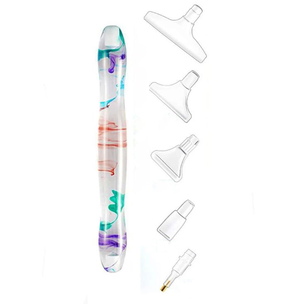 

Newly arrived Top Diamond Painting Tool Handmade Point Drill Pen Art Rhinestone 3D Diamond Embroidery Cross Stitch Accessories