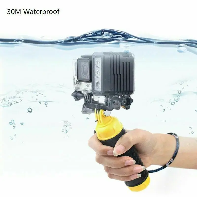 

30M Waterproof Diving LED Light Flash Lamp For GoPro Hero 6 5 Black SJCAM XiaoYi Surfing Swimming Flash/Underwater Light