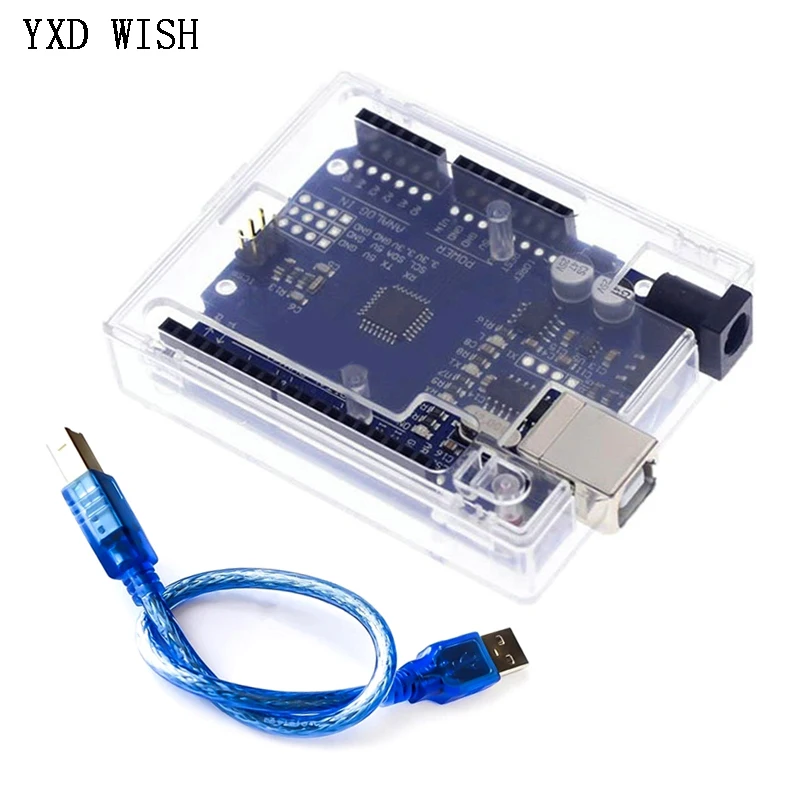 Для чипа UNO R3 CH340G + MEGA328P 16 МГц для Arduino макетная плата USB кабель | Инструменты