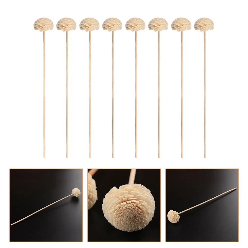 

8Pcs Fireless Aromatherapy Sticks Simulation Flower Fragrance Diffuser Sticks