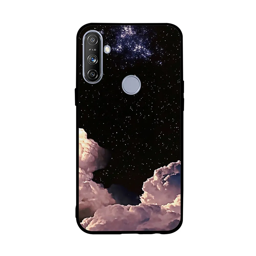 phone cases for oppo realme 5 case soft silicone tpu cute cat painted back cover for oppo realme 5 5s 5i c3 c3i 6i cover bumper free global shipping