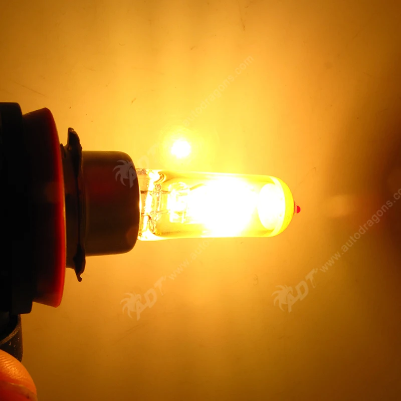 Фото Плазменные лампы 12 В 55 Вт 4 шт. 3500K H11 галогенные фары золотисто-белые