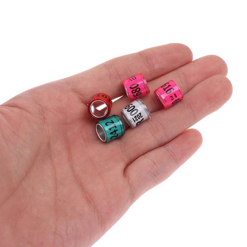 20 шт 2020 разноцветное кольцо для ног голубя с словом серьги качественное прочное