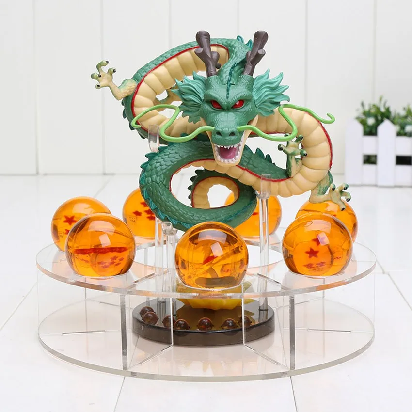 Фигурные фигурки Dragon Ball Z 15 см Shenron Dragonball Набор фигурок Esferas дель дракон + 7 шаров 3 5