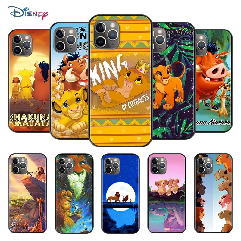 

Disney Cartoon Animation The Lion King For Apple iPhone 12 11 XS Pro Max Mini XR X 8 7 6 6S Plus 5 SE TPU Silicone Phone Case