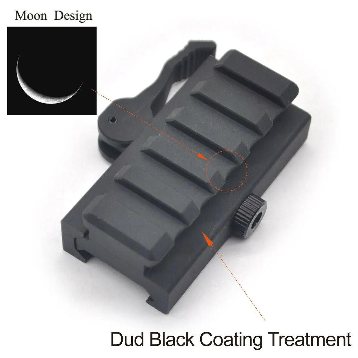 

QD Scope Riser Base Quick Release 5 Slots Picatinny Weaver Rail Mount Adapter For Dot Sight Scope Hunting Accessories