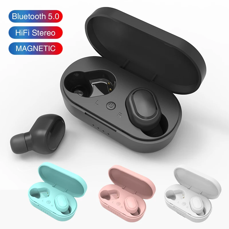 M1 TWS Bluetooth наушники PK Redmi Airdots беспроводные 5 0 спортивные для игровой гарнитуры с