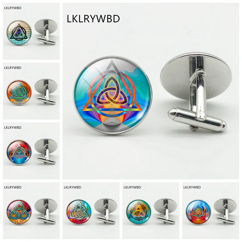 LKLRYWBD/Новые нестандартные треугольные мужские запонки для рубашки одежды