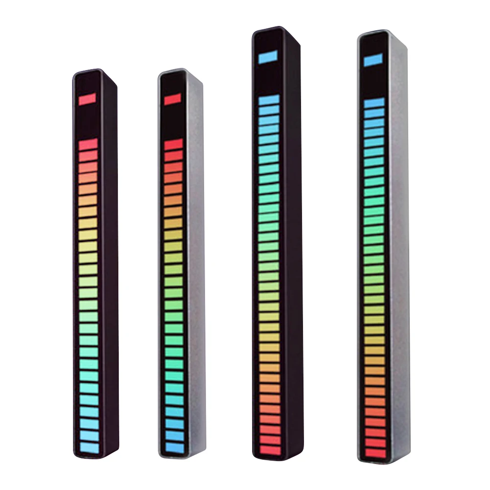 

RGB Voice-Activated Pickup Rhythm Ambient Light Rhythm Light Bar RGB Car Home Desktop Ambient LED Decor