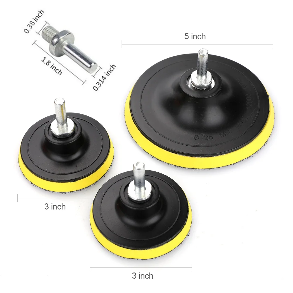 

39PCS/Set Buffing Sponge Polishing Pad Car Polisher Drill Adapter Waxing Set Remove Scratches car cleaning tools accessories