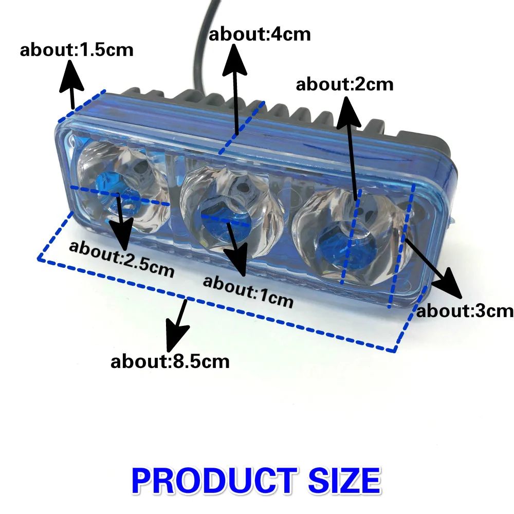 Аксессуары для мотоциклов 1 пара светодиодсветильник высокая яркость Мотоцикл