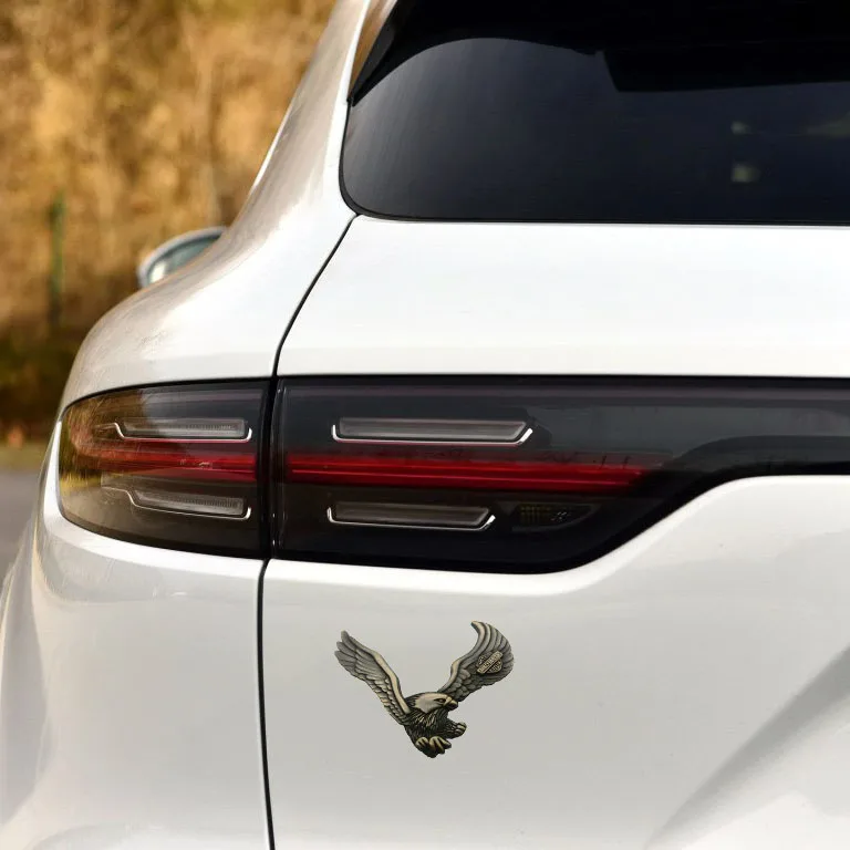 1 шт. 3D металлические украшения для автомобиля наклейки с животными логотип орла
