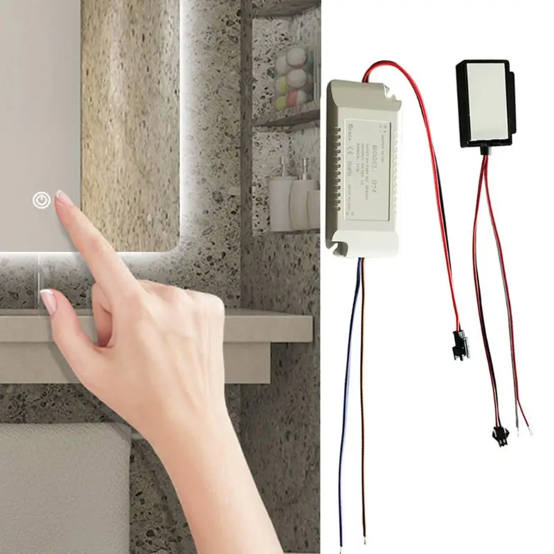 

Bathroom Dimmable Mirror On/Off Touch Switch 240V for Lamp Lighting Intelligent