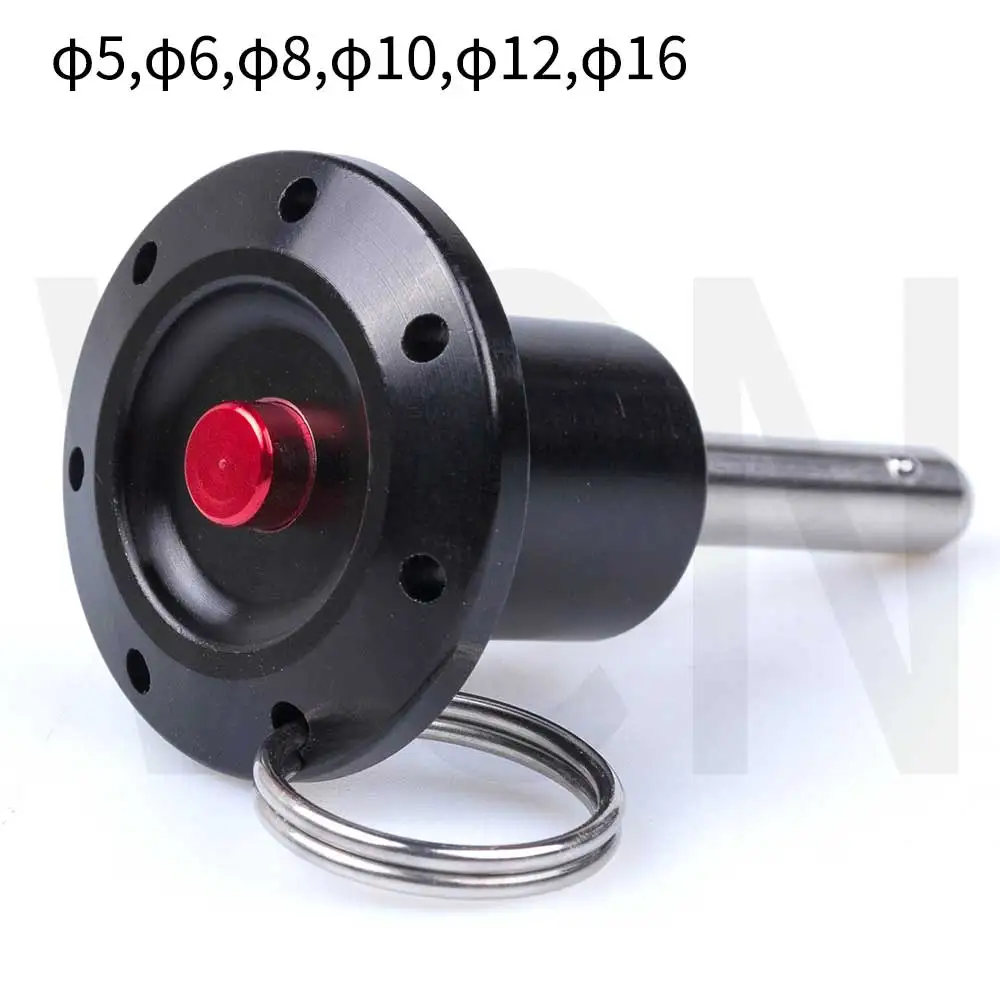 Шариковые Стопорные штифты vcn111., быстросъемные штифты, тип кнопки, алюминиевая ручка безопасности, диаметр 6/8/10/12/16 lgth от 10 до 230 мм