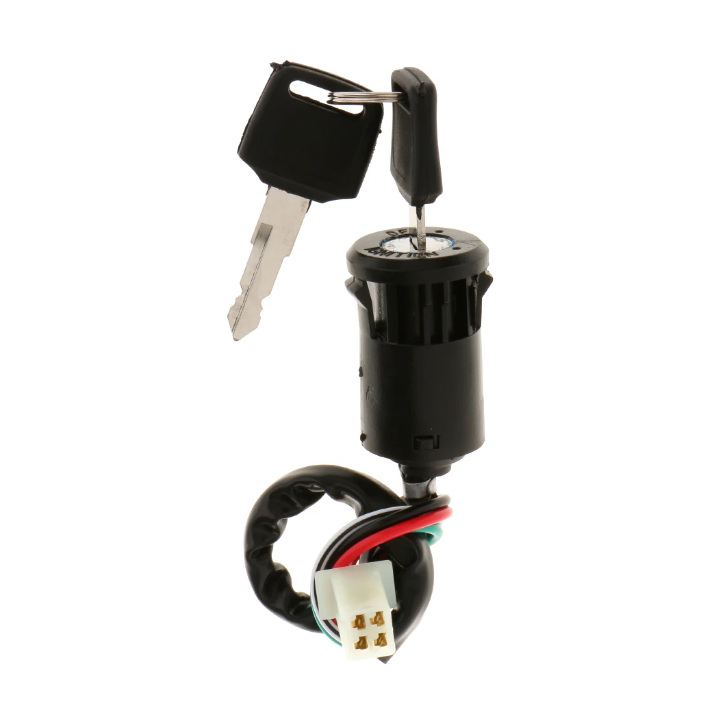 

4 Wire Replacement Ignition Key Switch for 50-250cc Quad Dirt Bike Scooter