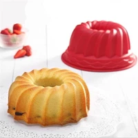 cake mould pastry pan kitchen accessory 2pcs spiral ring cooking silicone cookies mold bakeware kitchen bread cake decorate tool