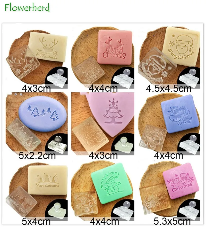 Печать для воска Рождественская печать в виде Санта-Клауса искусственного