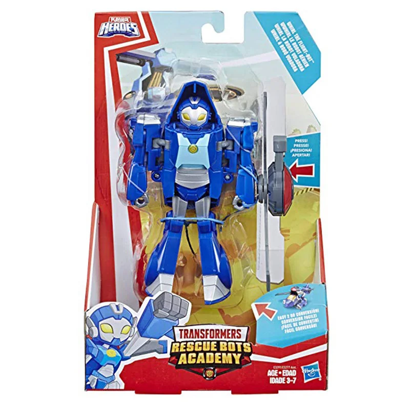 

Hasbro 15.5cm Playskool Transformers Toys Rescue Bots Academy Medix the Doc-Bot Whirl Flight-Bot PVC Action Figure Griffin Rock