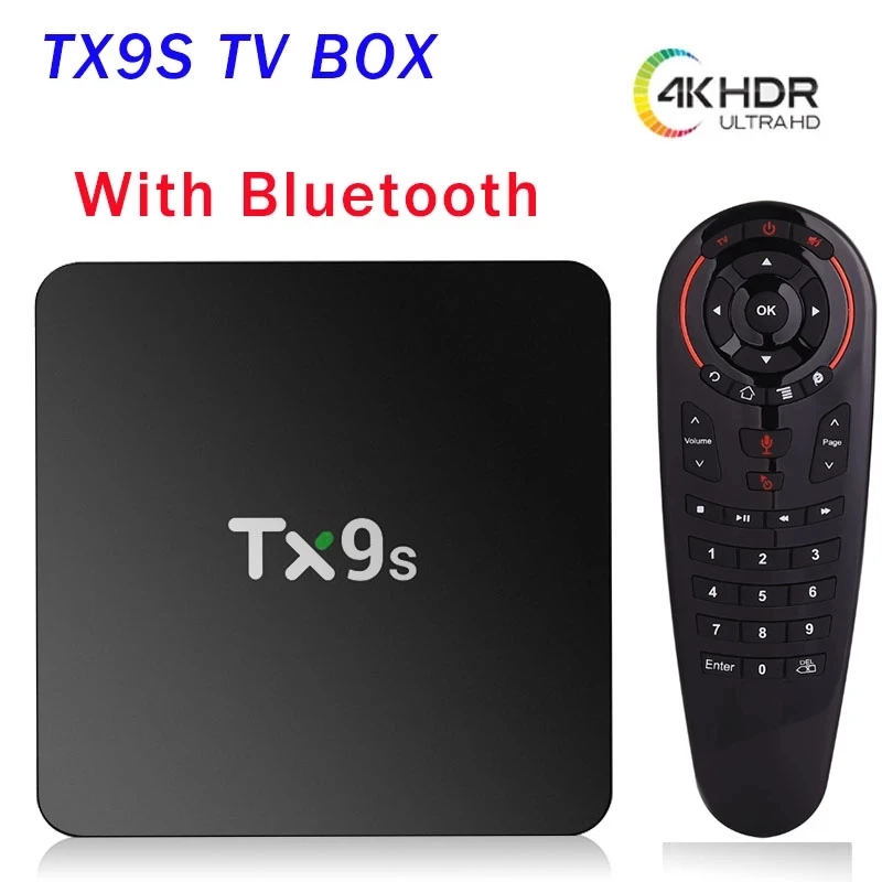 Новый TX9S ТВ Box Android 7 1 Amlogic S912 Octa core 2G 8G 2 4G 5G двухъядерный процессор Wi Fi 4K HD Смарт