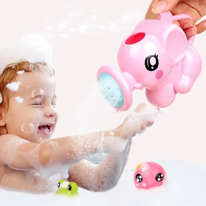 Baby Bath Toys Lovely Elephant Shape Animal Children Kids Bathroom Play Water Spray Toys For Baby Shower Swimming Bathtub Toy