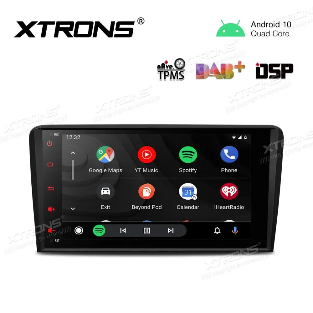 

8" Android 10.0 Car Multimedia Navigation GPS Radio for Audi A3 2003-2012 & S3 2006-2012 & RS3 2011-2012 with Built-in DSP