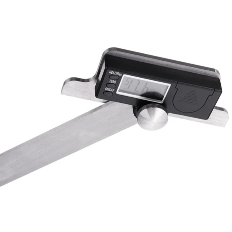 

Stainlees Steel Digital Fastening Protractor 0-180 Angle Finder Ruler Gauge Y4QC