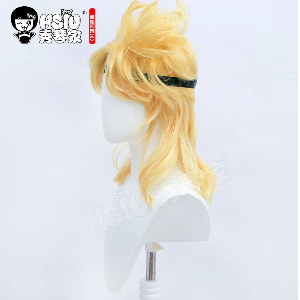 Парик для косплея невероятных приключений Джоджо из аниме HSIU с золотыми