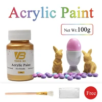 water based gold acrylic paint wood paint metal paint can be used for furniture car paint diy acrylic paint color free brush