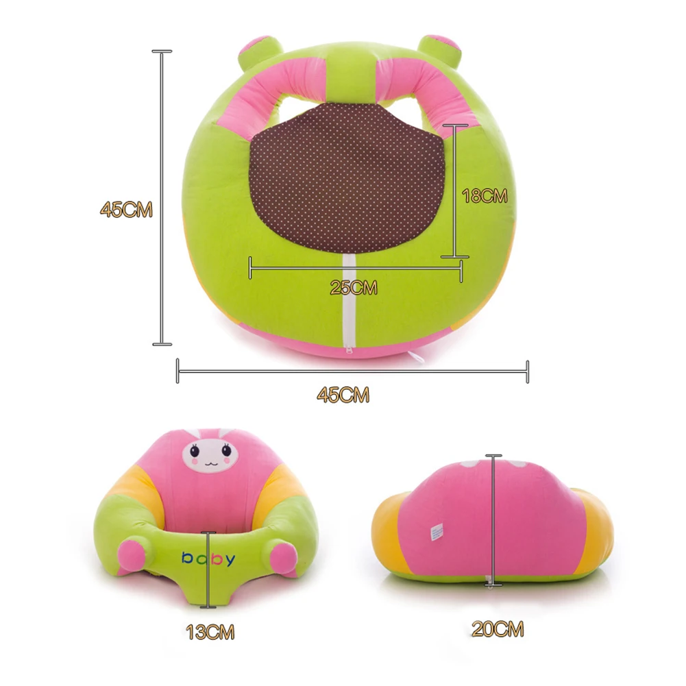 

Cute Cartoon Baby Sofa Cover Learning to Sit Seat Feeding Chair Case Kids Baby Sofa Skin Infant Baby Seat Sofa Case Cute
