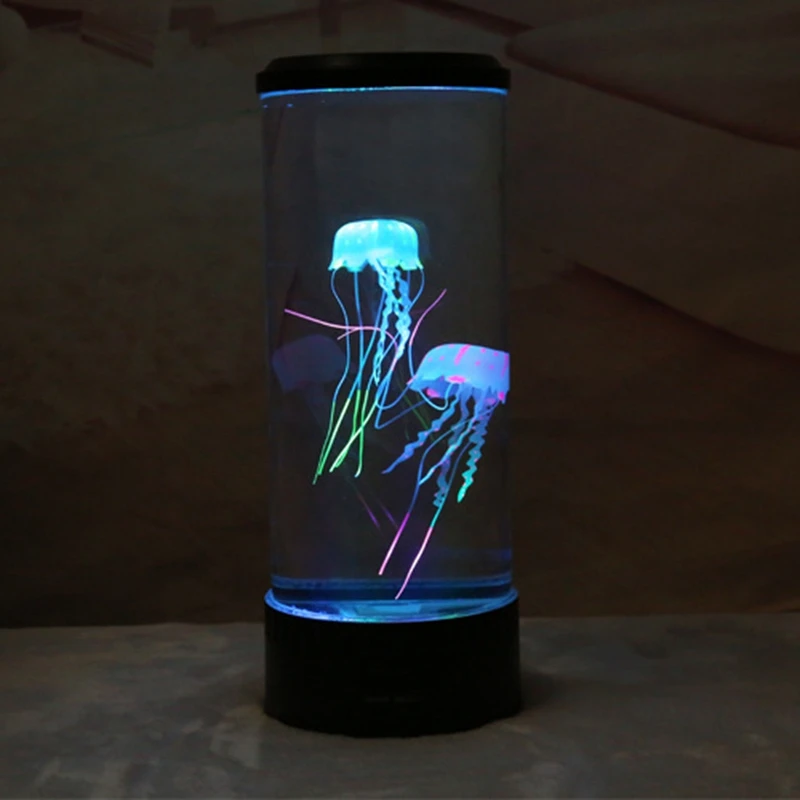 

Lava Lamp,3D Lifelike Jellyfish Aquarium Tank Table Lamp, Futuristic Decor Mood Lamp for Room Mood Light for Relax