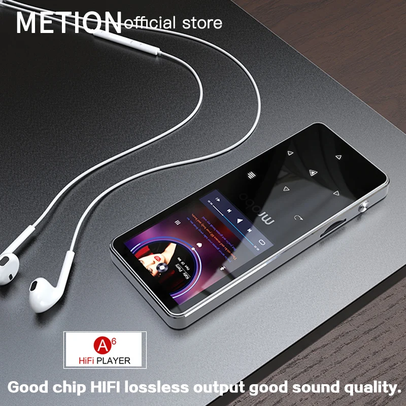 Bluetooth 5.0 Lossless MP3 Player 16GB HiFi Portable Audio Walkman With FM Clock Voice Recorder Music | Электроника