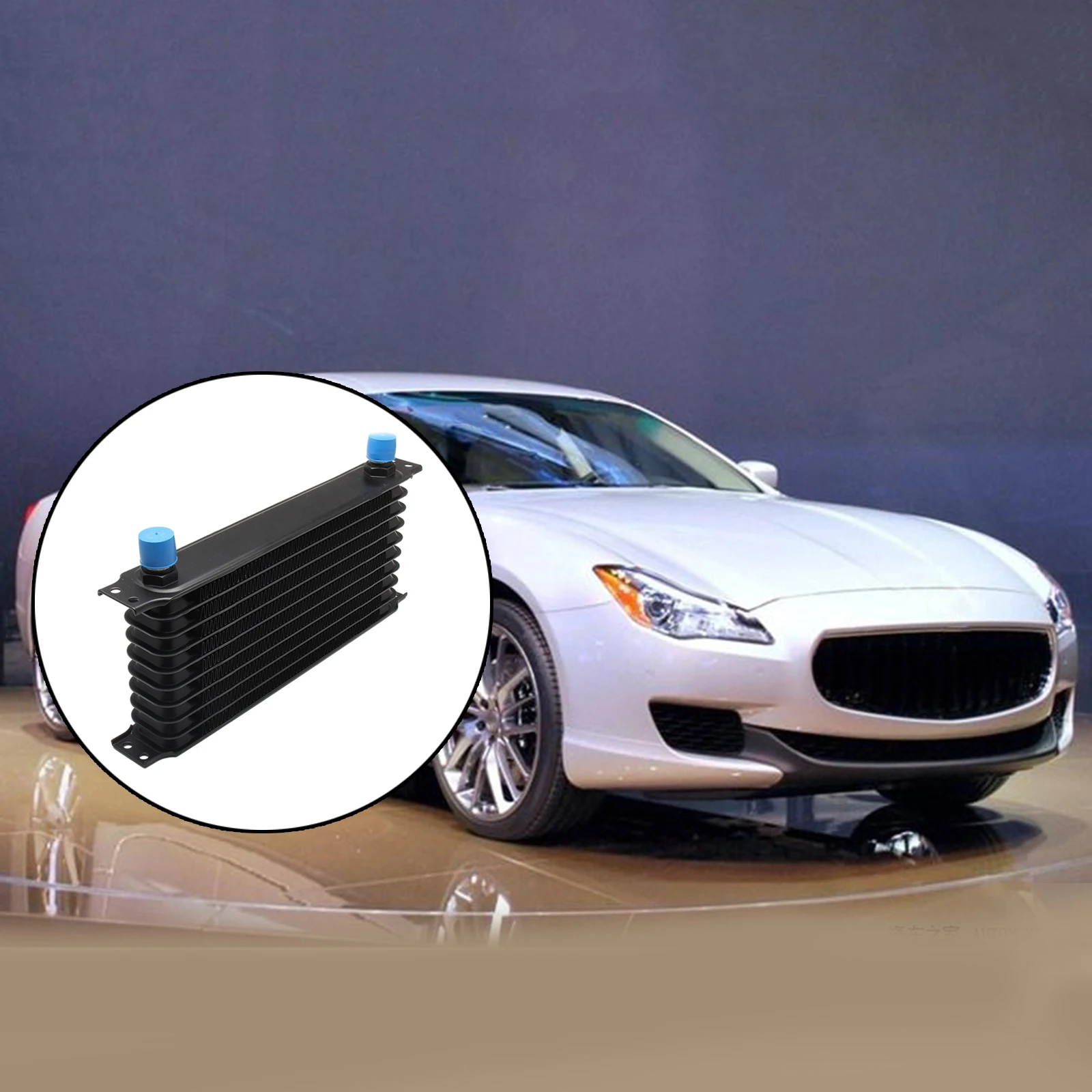 

Масляный радиатор трансмиссии двигателя автомобильный масляный радиатор фильтр адаптер шланг черный