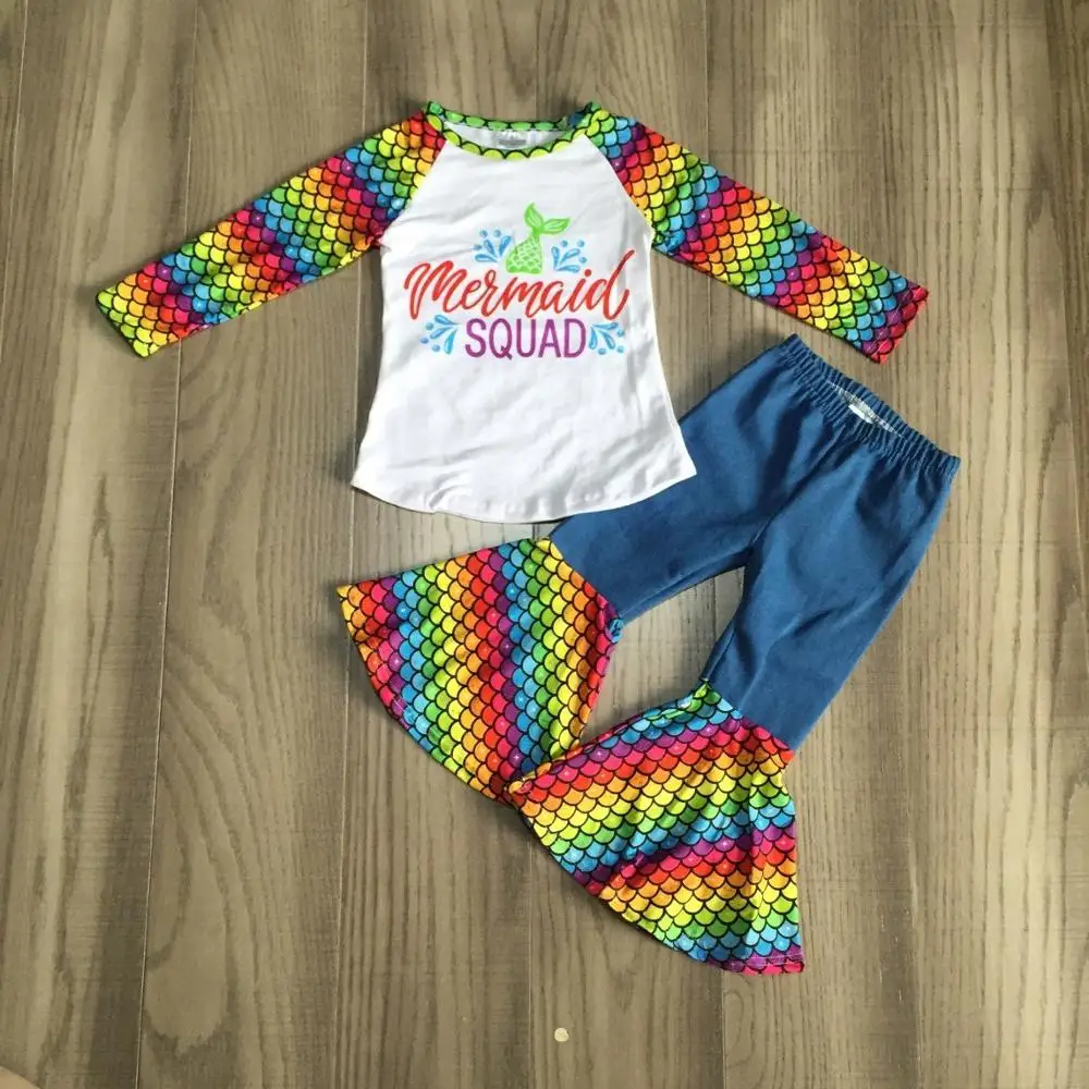 Одежда для маленьких девочек наряды разных цветов топ с юбкой годе и штаны в виде