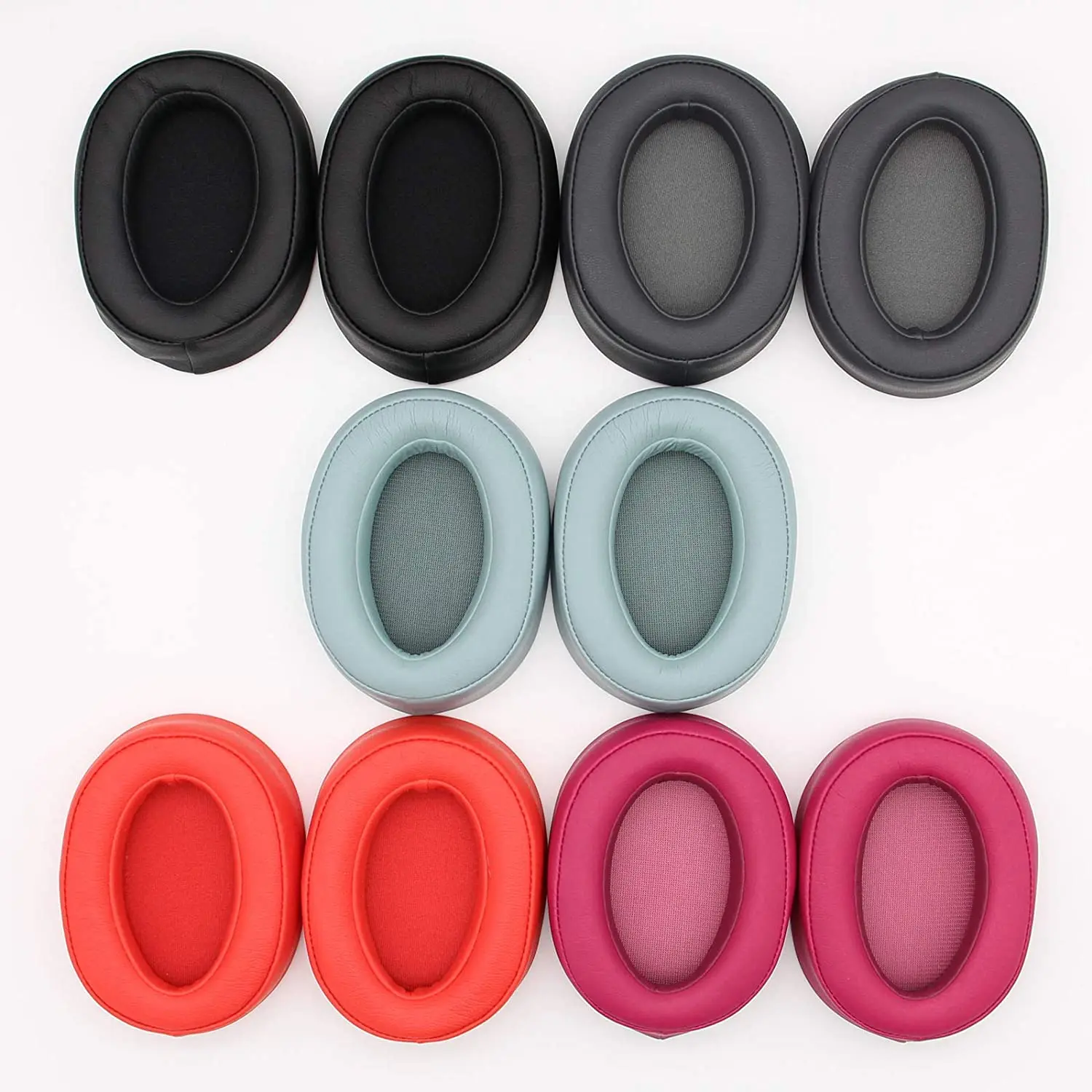 

MDR-100ABN Replacement Ear Pads Protein PU Leather Ear Cushion Compatible with Sony MDR-100ABN WH-H900N H800 Headphones