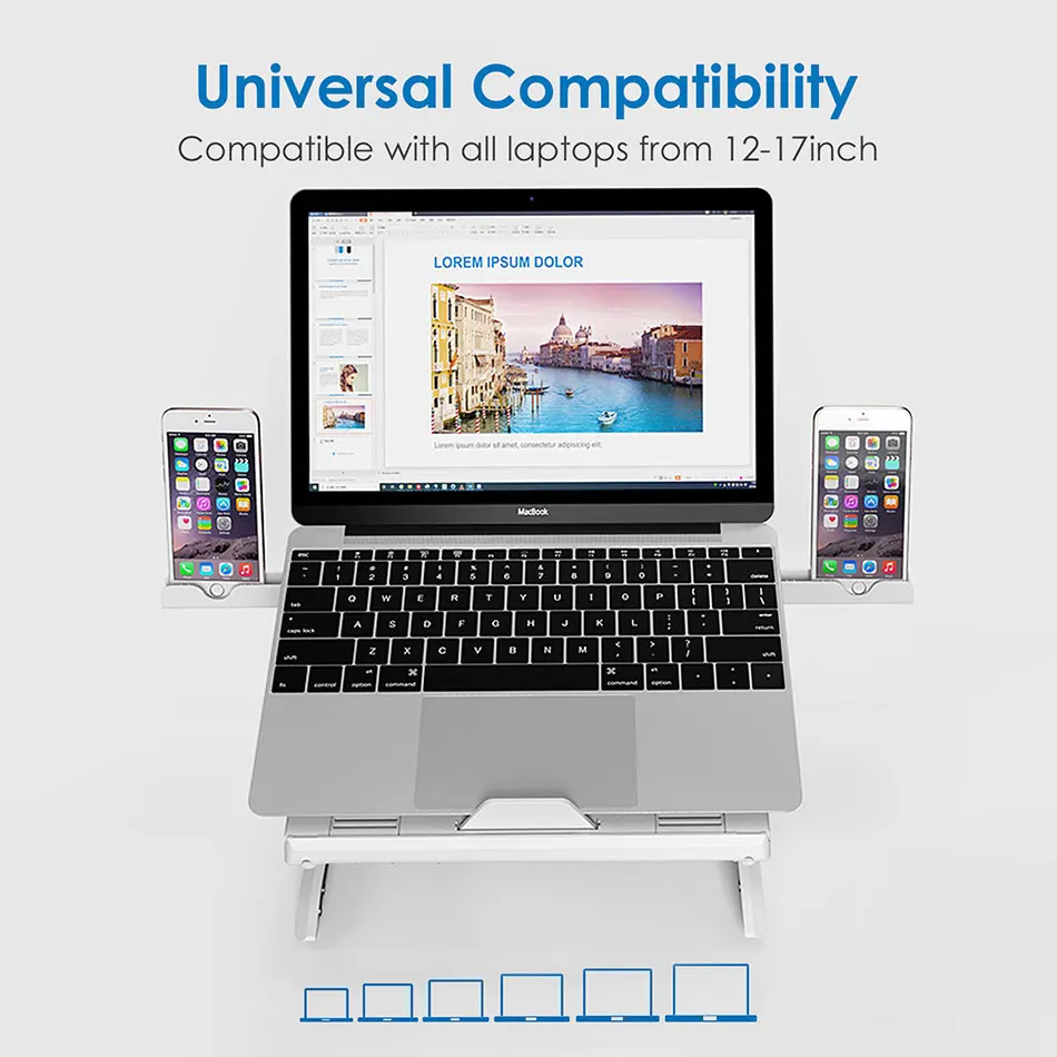 Складная подставка для ноутбука держатель MacBook Pro планшета 12 17 дюймов портативная