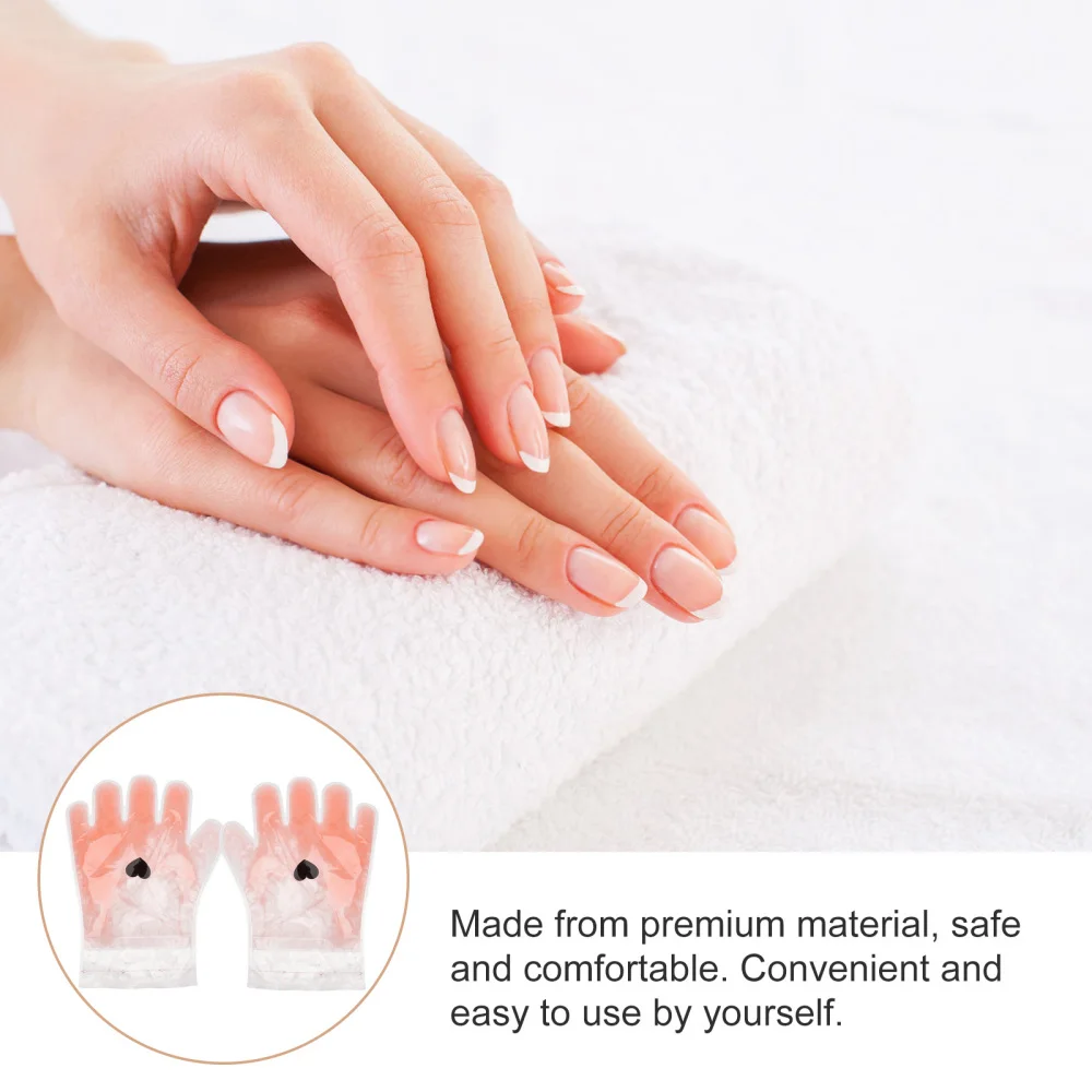 

2 Pairs of Beauty Wax Therapy Hand Feet Films Peach Hand Feet Wax Covers