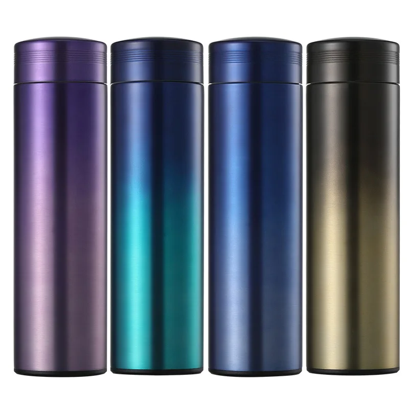 

Colorful 304Stainless Steel My Hot Water Bottle Travel Coffee Mug Tea Milk Mug Thermo Cup Drinkware 500ML Thermos Vacuum Flasks