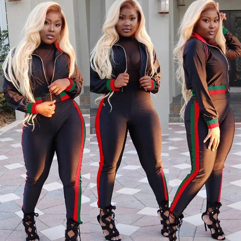 Осень дамские повседневные принтованные Длинные рукава брючный костюм