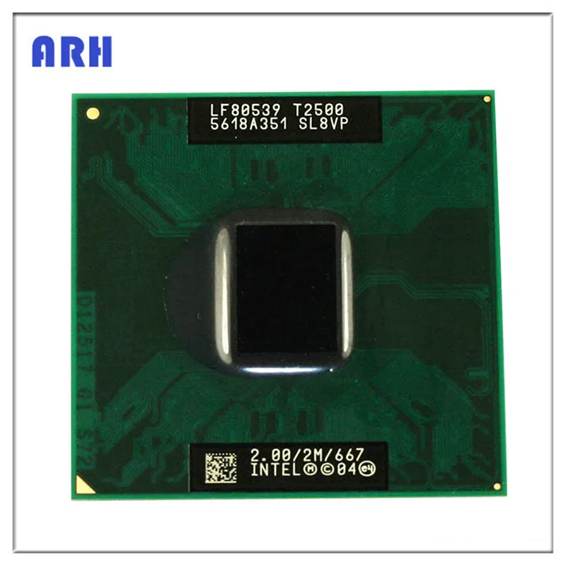 Процессор Intel Core Duo T2500 SL8VP SL9EH 2 0 ГГц двухъядерный двухпотоковый ЦПУ процессор Мб 31
