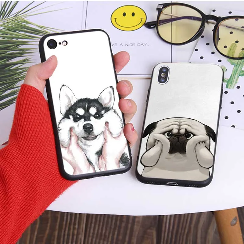 Чехол для телефона iPhone 11 11pro pro max 7 XR X 6S 8 XS MAX 6 plus SE 5s Мягкий силиконовый чехол Милая