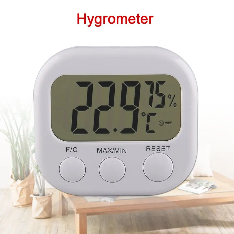 New 1PC Portable Digital Hygrometer Thermo Thermometer LCD Display White TA668 | Инструменты