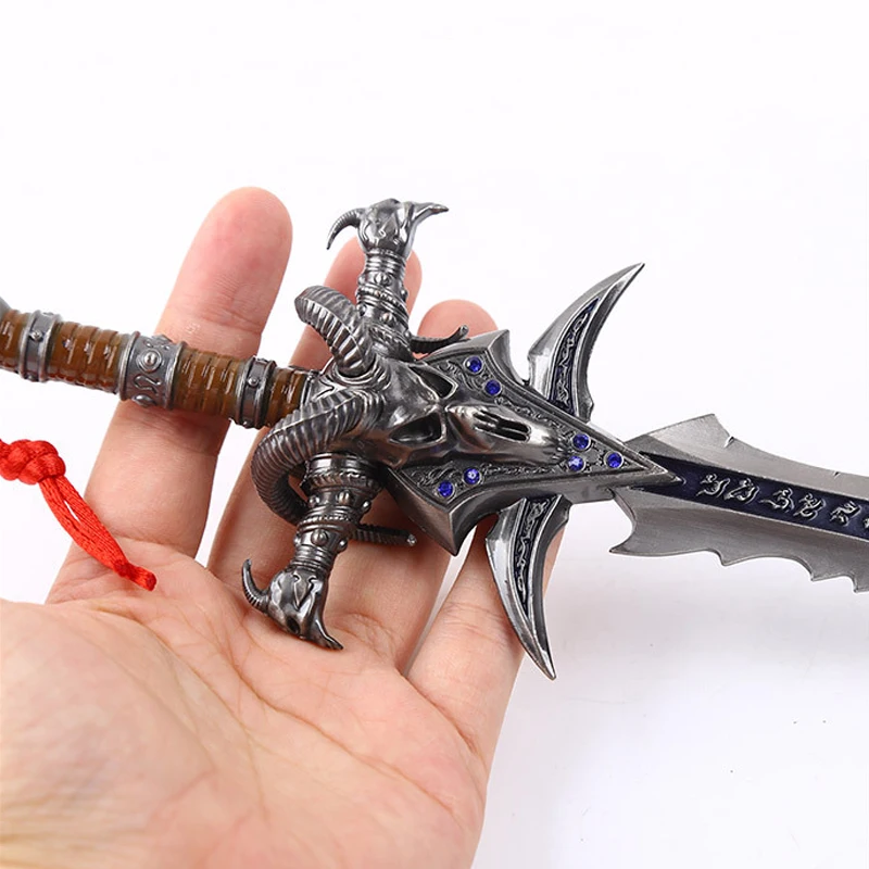 Cos WOW Артас менетиловый меч Frostmourne литье из сплава Крутое ремесло подарок игрушки